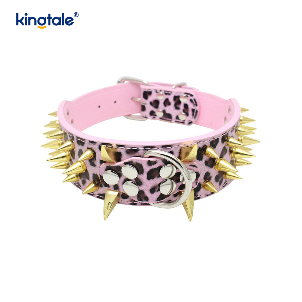 Acuta Spiked Studded Dog Collar Stylish Leather Dog Collars
