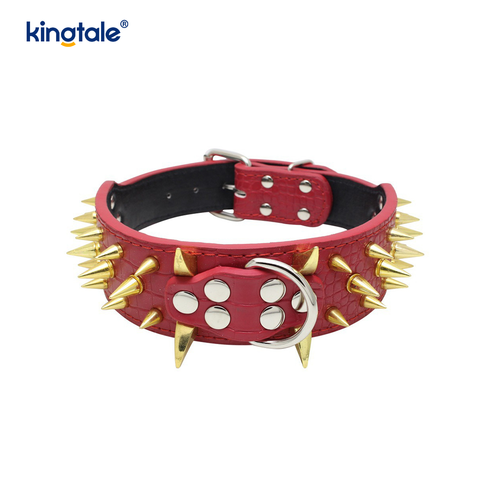 Acuta Spiked Studded Dog Collar Stylish Leather Dog Collars