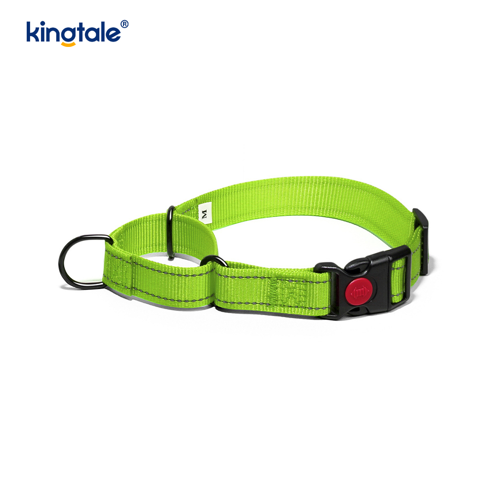Quick Release No Pull Reflective Novifacta Nylon Martingale Dog Collarem