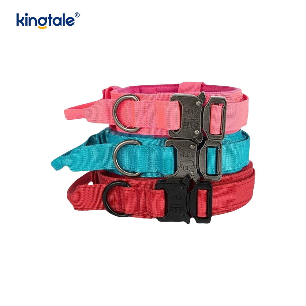 CutsomTraining Nylon Control Handle Metal Fibula Collarem