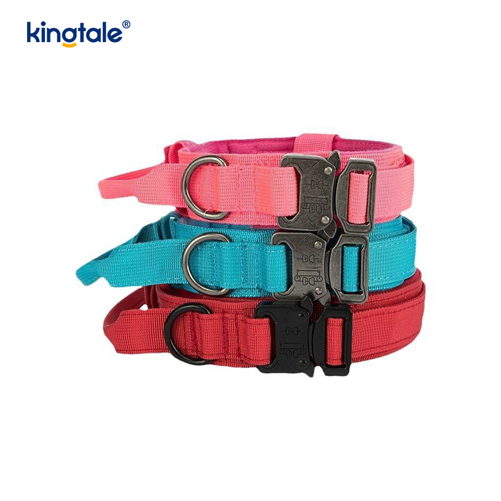 CutsomTraining Nylon Control Handle Metal Fibula Collarem