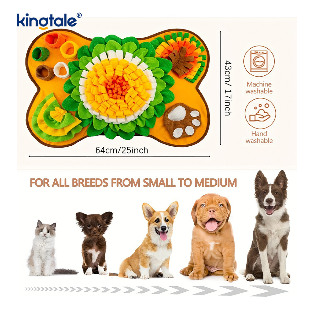 Pet Snuffle Mat pro Canibus Interactive Pasce Puzzle