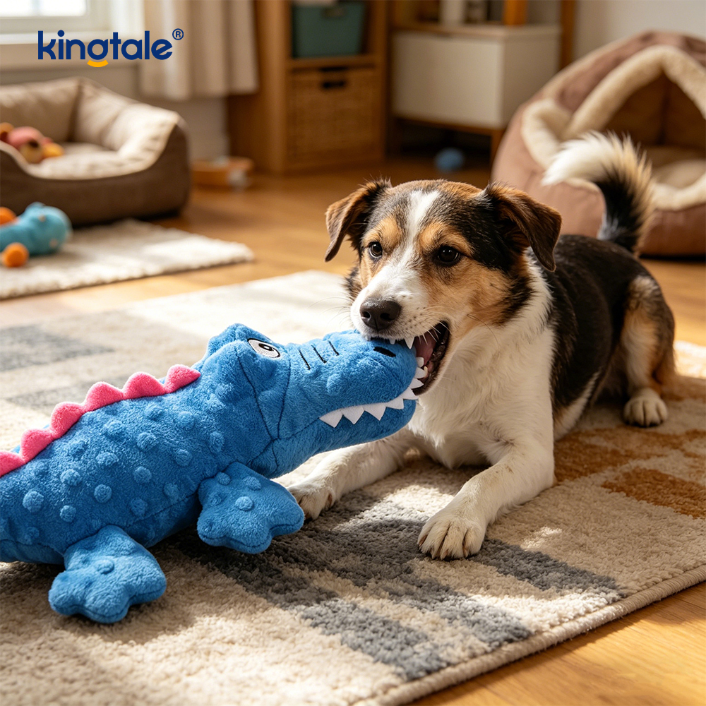 Crocodilus Voice Plush Pet Chew Toy pro Dog