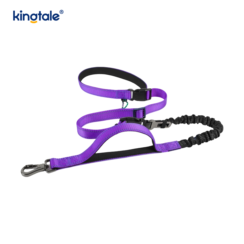 Reflective Crossbody Manus Free Dog Leash Pet Collars