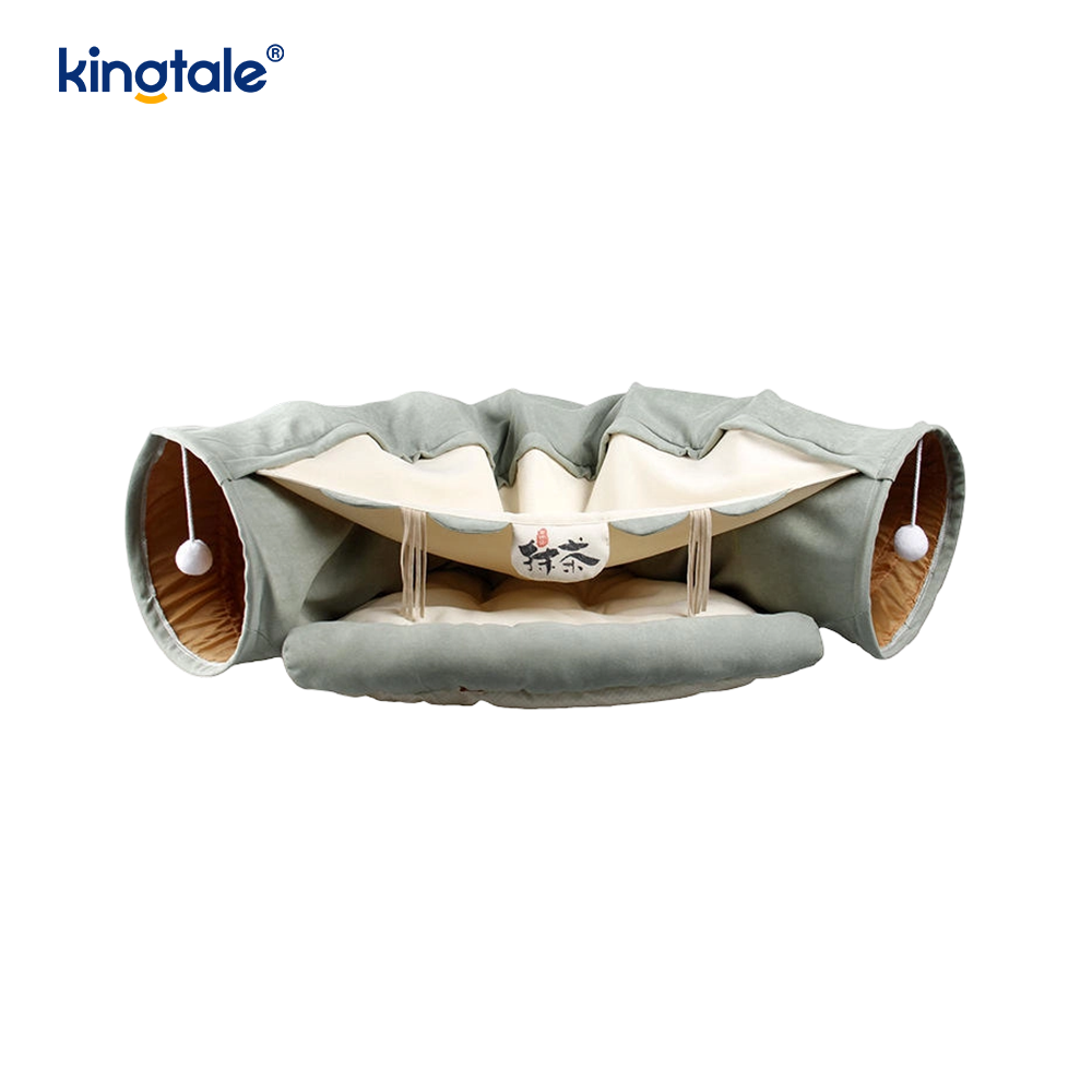 Collapsible Cat Play Tunnel Interactive Toy Maze Cat House Tunnels Indoor
