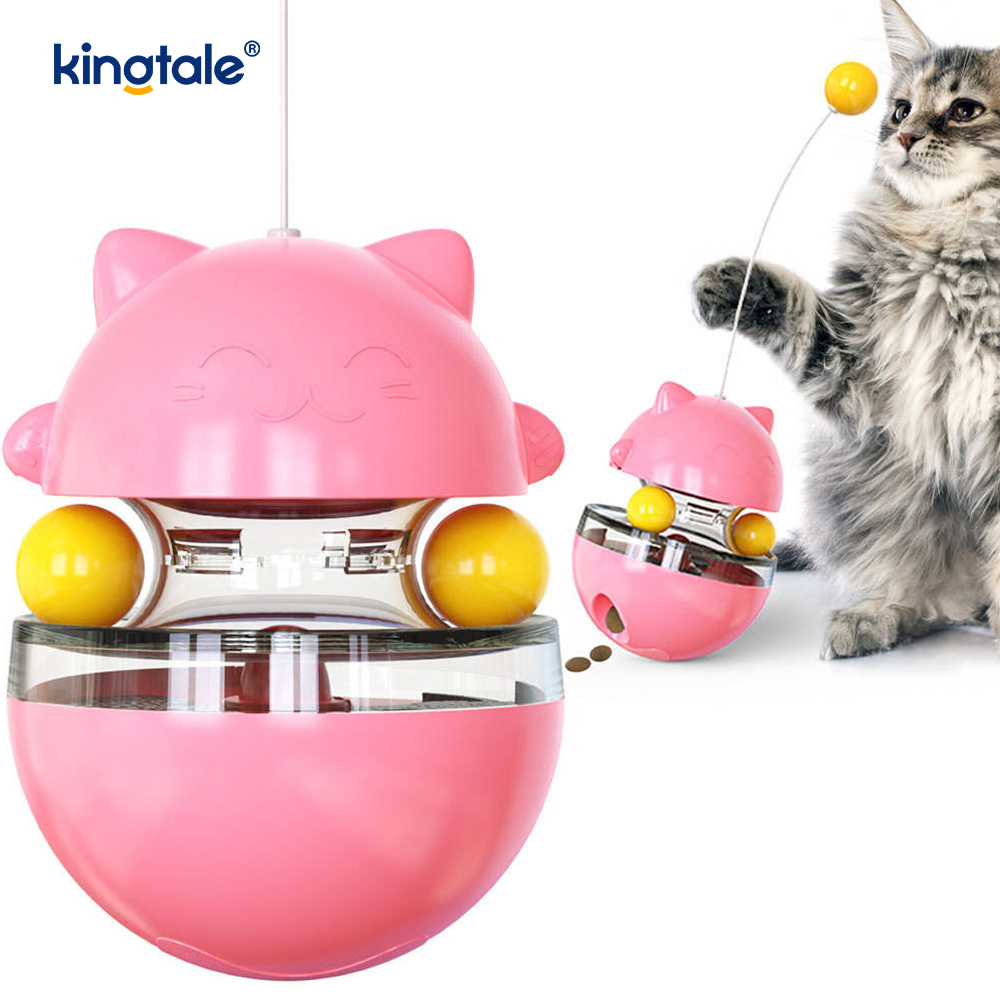 Interactive Cat Toy The Tumbler Teases the Cat and Misses the Ball New Cat Toy