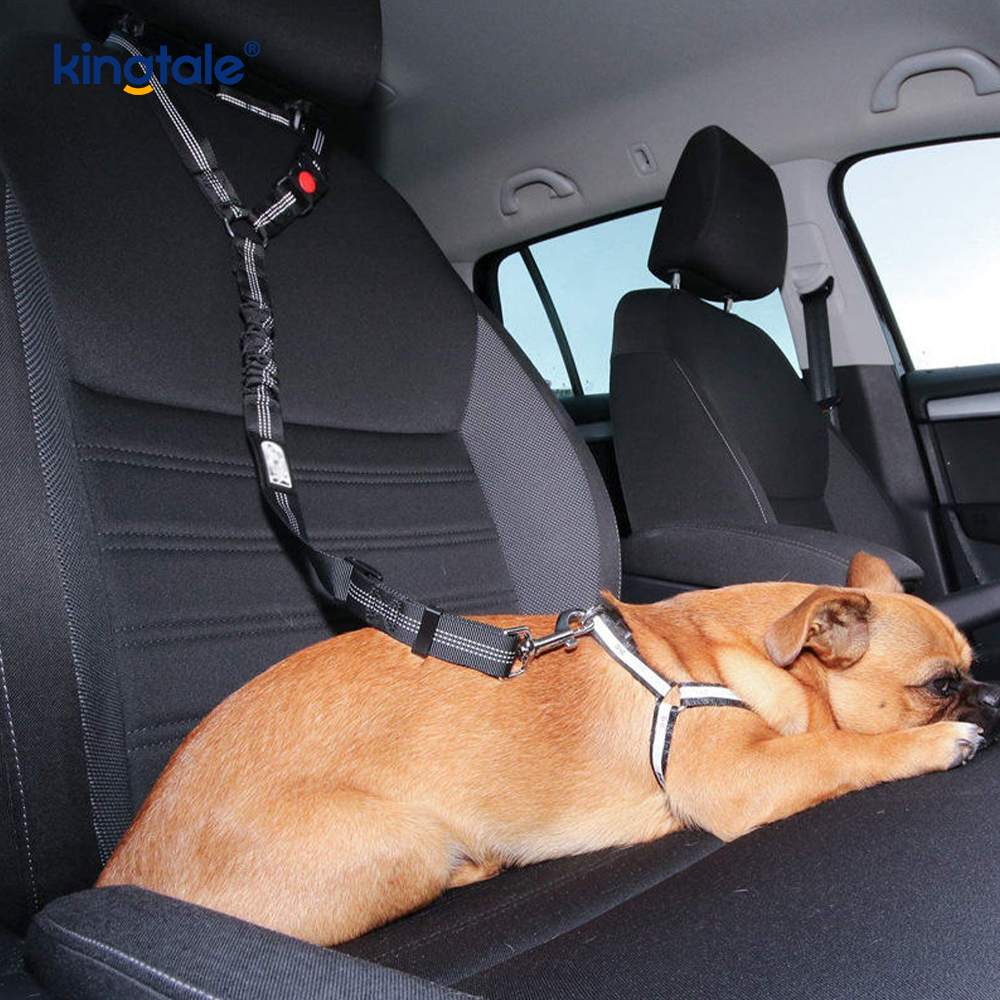 Dura Polyester Reflective Pet Car Sedes Cingulum Leash Anti-Rush