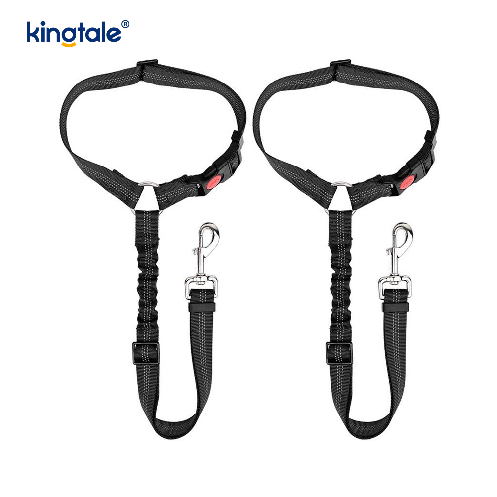 Dura Polyester Reflective Pet Car Sedes Cingulum Leash Anti-Rush