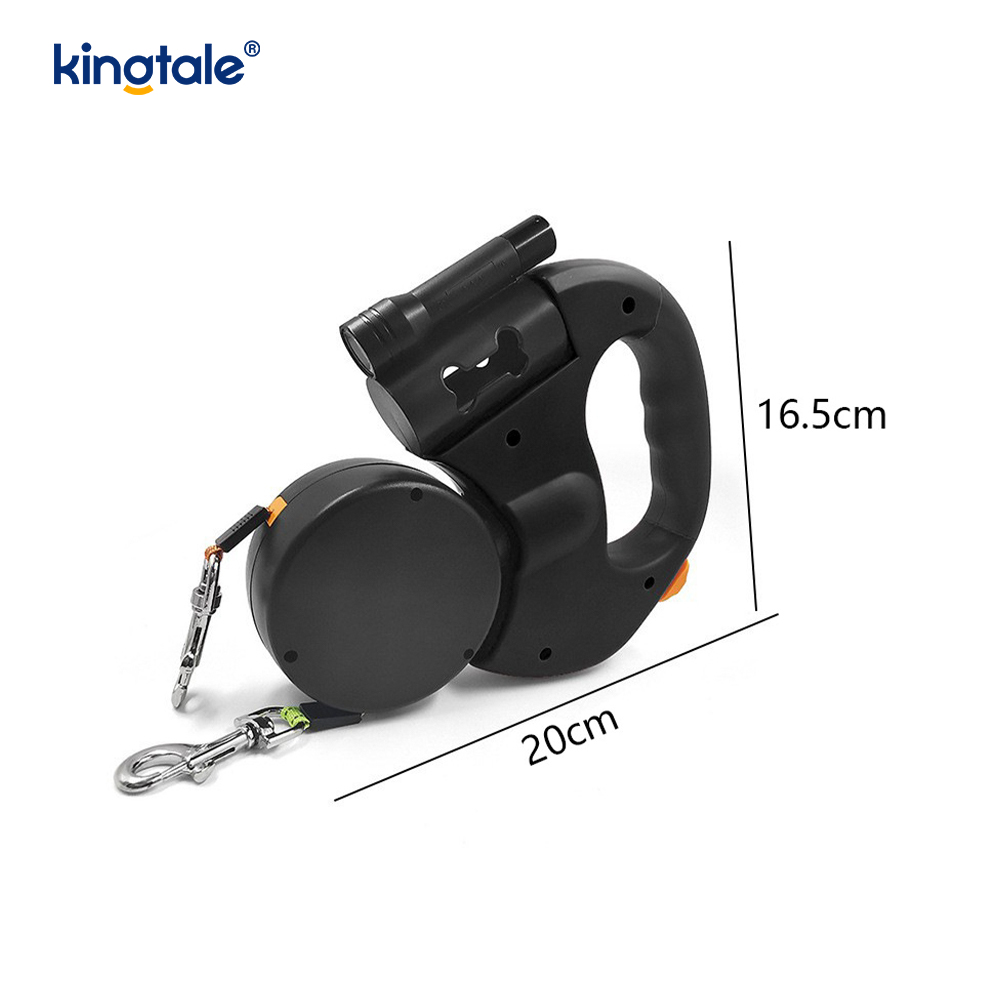 CCCLX Degree Retractable duplex canis Leash cum DUXERIT lux