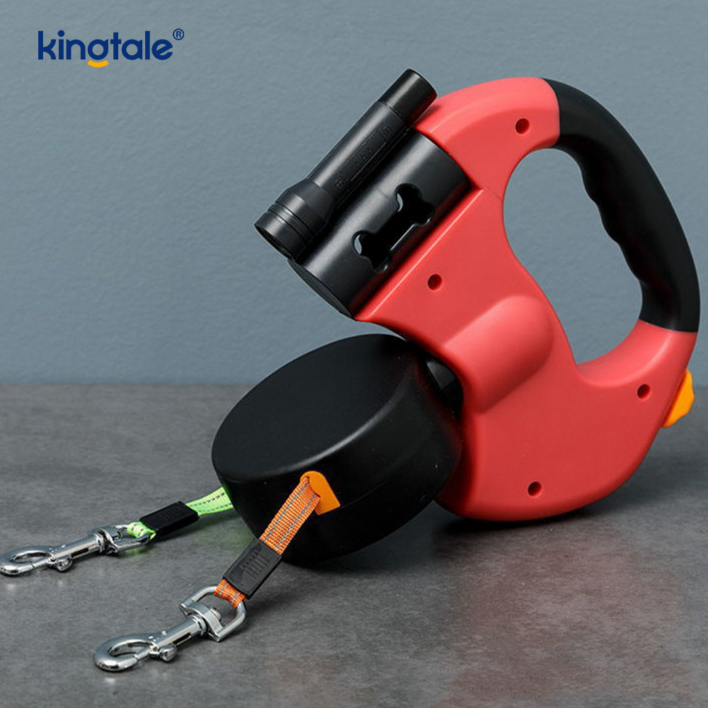 CCCLX Degree Retractable duplex canis Leash cum DUXERIT lux