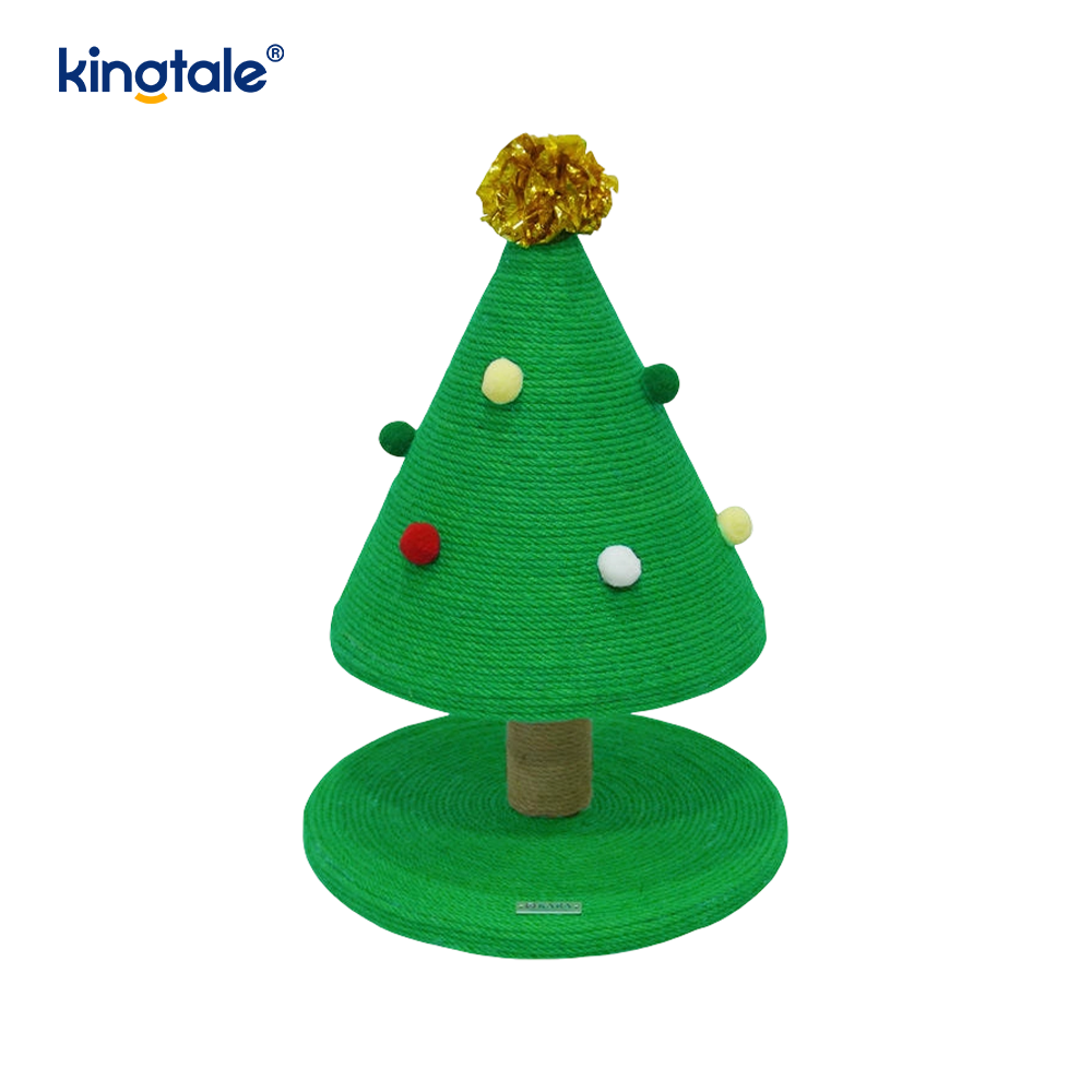 Christmas Series Custom Wear-Resistent Cat Scratch Columna Siege Tower Apartment