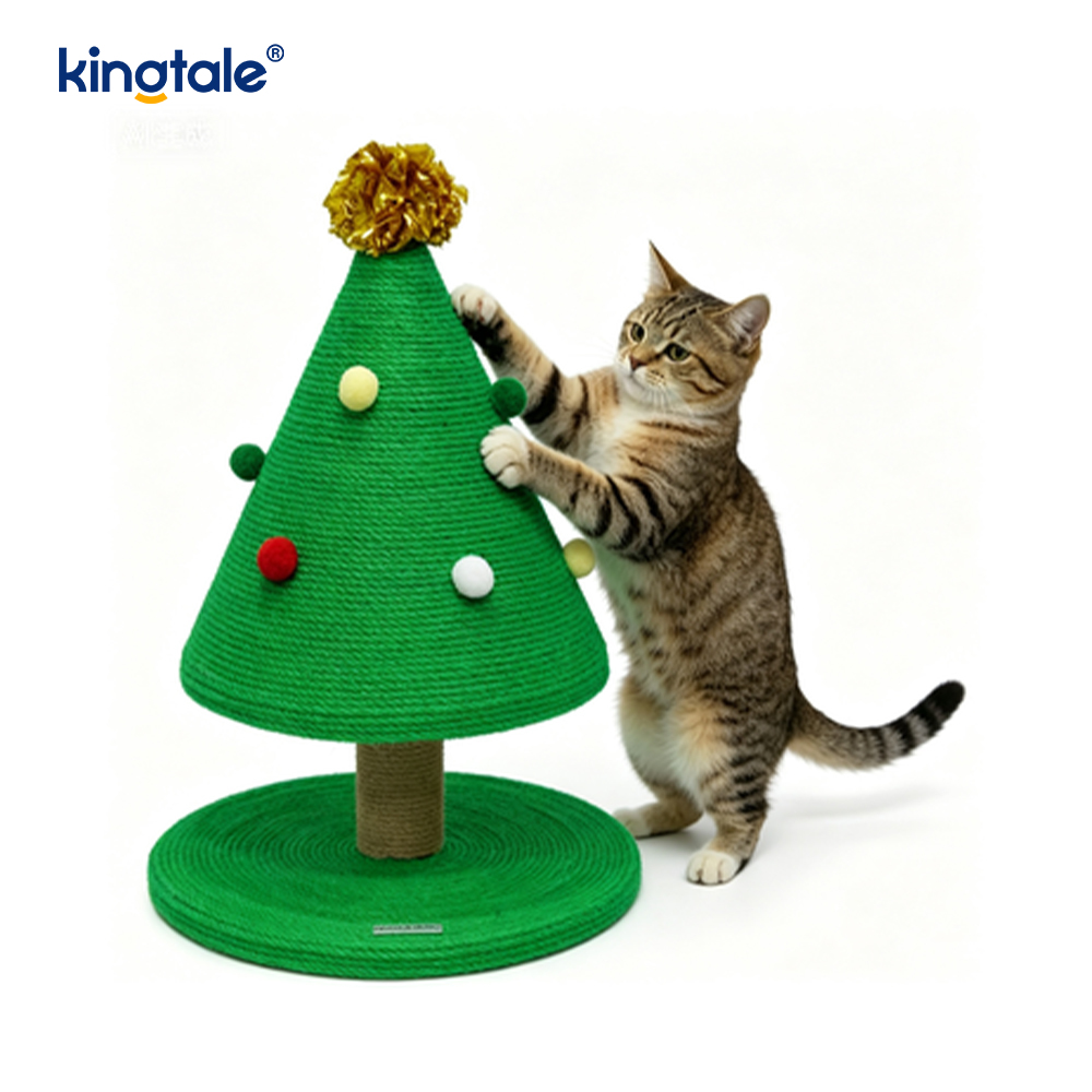 Christmas Series Custom Wear-Resistent Cat Scratch Columna Siege Tower Apartment