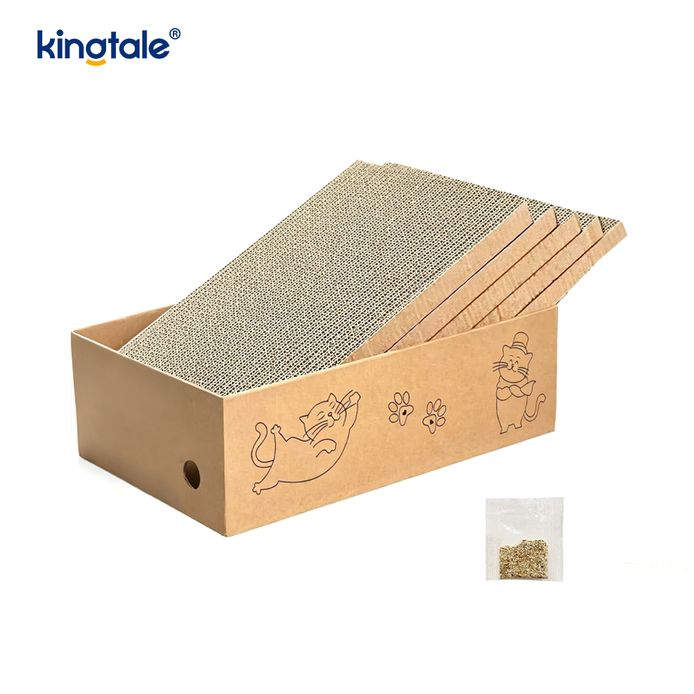 5 Packs in 1 Cat Scratch Pad with Box Idoneus pro Cats