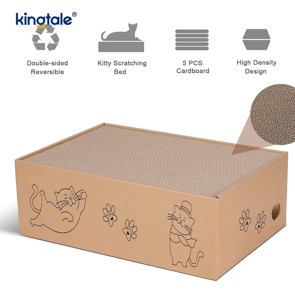 5 Packs in 1 Cat Scratch Pad with Box Idoneus pro Cats