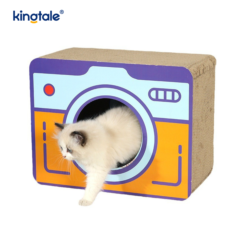 Corrugated Paper Board Cat Scratcher Indoor Toy cum Catnip