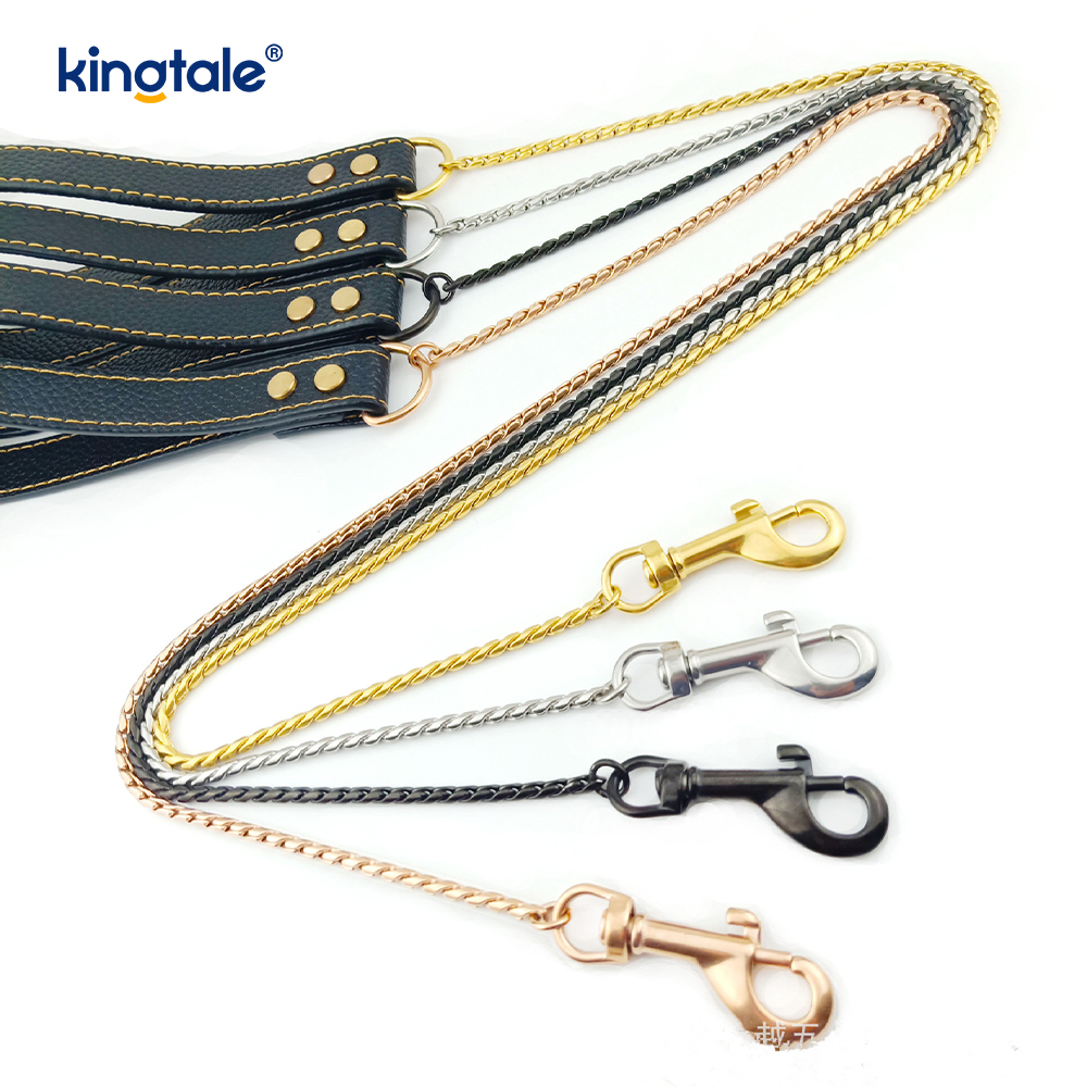 Gravis Officium Catena Dog Leash Metal Multicolored Pet Canis Ambulans Chain Leash